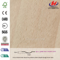 JHK-F01 Ligne rectangulaire élégante Lisse naturelle Feuille de bois HDF Doorskin